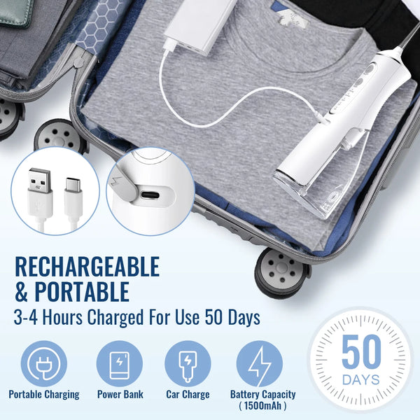 PulseClean Pro Portable Water Flosser